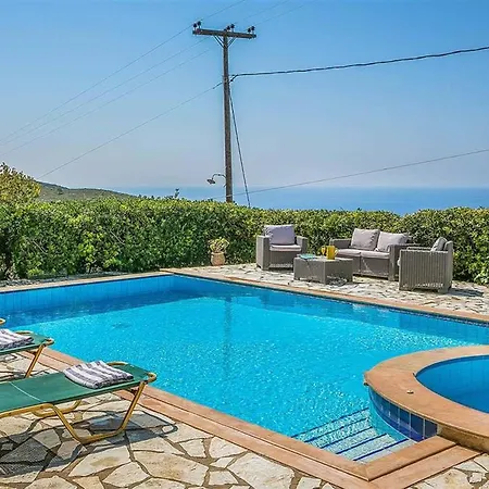ヴィラ Heavenly Kefalonia 3 Bedrooms Penelope Private Pool Beautiful Views Lassi *