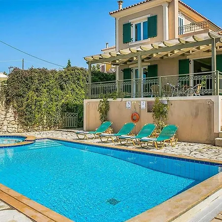 Heavenly Kefalonia 3 Bedrooms Penelope Private Pool Beautiful Views Lassi ヴィラ